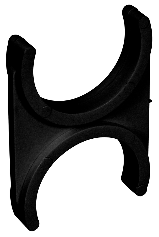PPC-208B Dual Mounting Clip Black